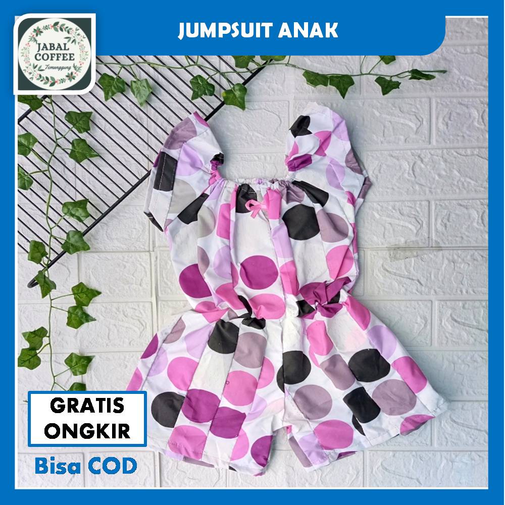 Jumpsuit Bayi Perempuan 6 Bulan - 2 Tahun / Pakaian Jumpsuit Anak Perempuan / Jumpsuit Anak J111