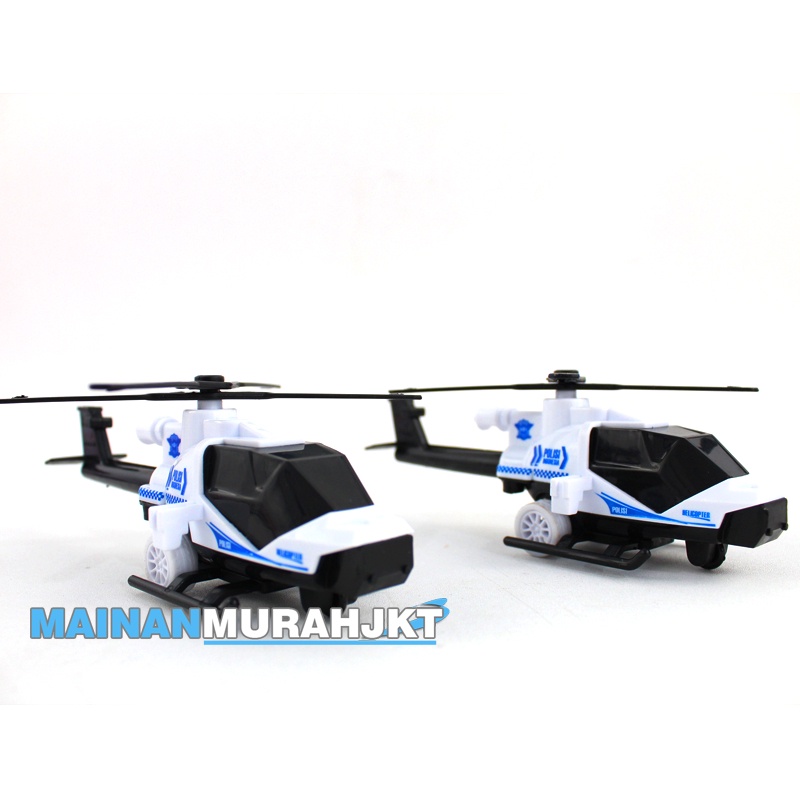 MAINANKEI ANAK MURAH HELICOPTER POLISI INDONESIA MM07 HELIKOPTER TERBANG MAINAN KENDARAAN UDARA