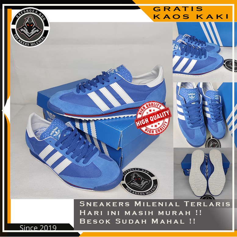 Adidas SL 72 Blue Size 39-44 Made In Vietnam High Quality Bnib Sepatu Kasual Adidas