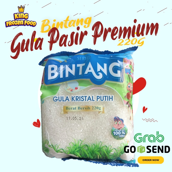 Gula Pasir Premium Bintang 220G