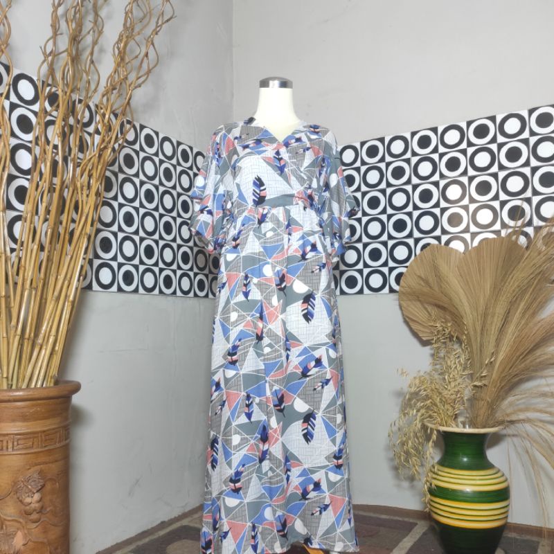 BESTSELLER DASTER KIMONO LENGAN LONCENG RAYON PREMIUM LD 120 PB 125 BUSUI FRIENDLY-Motif 31