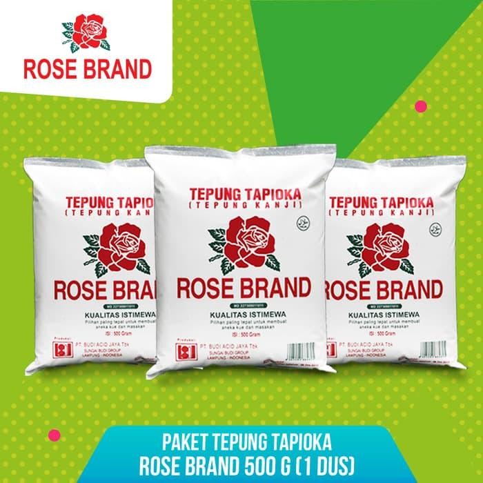 

PROMO [COD] ROSE BRAND Tepung tapioka 500 gr x 20 (1 Karton)