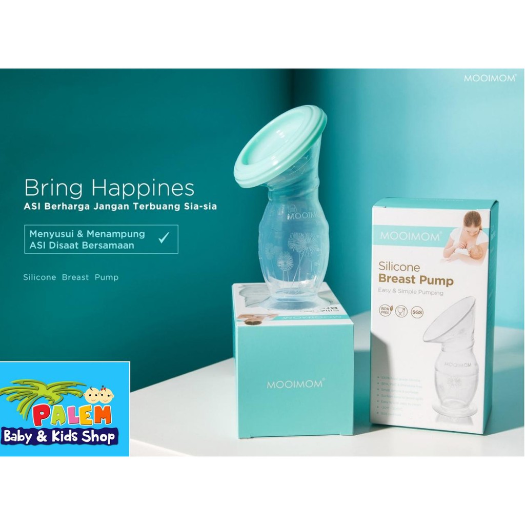 Mooimom Silicone Breast Pump Pompa Silikon Mooimom A7002