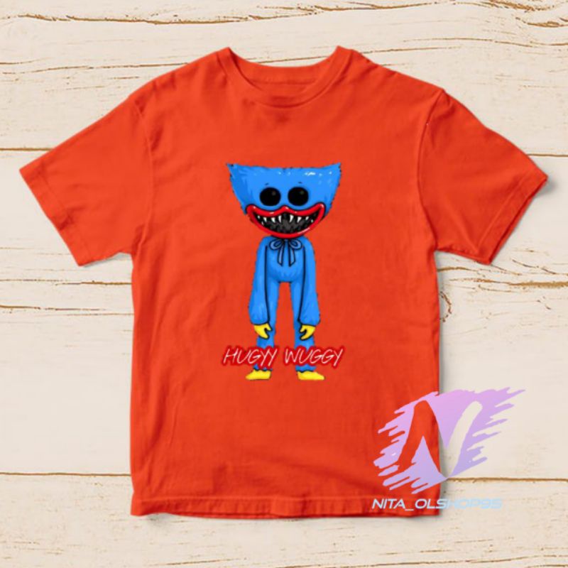 baju anak kaos anak huggy wuggy