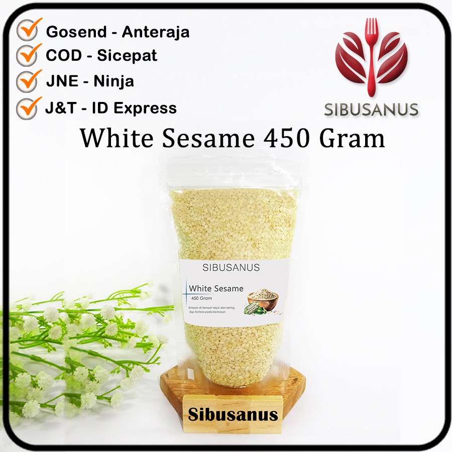 

White Sesame Seed - Biji WIJEN PUTIH - 450 Gram