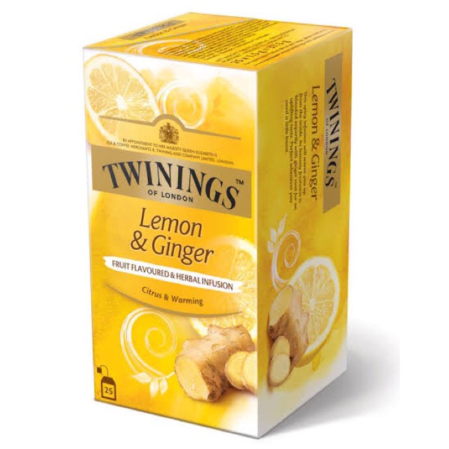 

[ORIGINAL] Twinings Lemon Ginger Herbal Tea - Teh Celup 25pcs