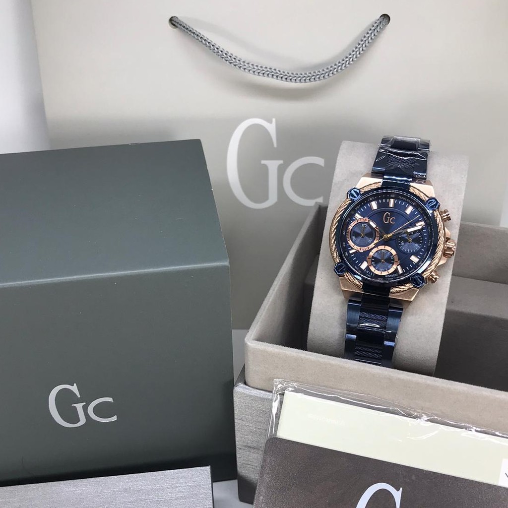 JAM GC GUESS Y25003G2 36MM NEW FULLSET ORIGINAL