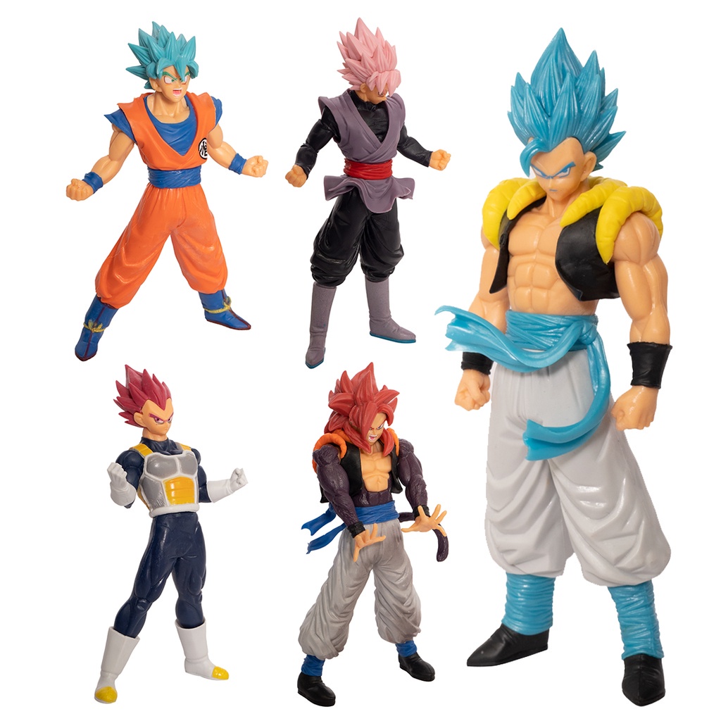 Action Figure Model Anime Dragon Ball Z DBZ Son Goku Vegeta Gotenks Broly Bahan PVC Ukuran 18cm