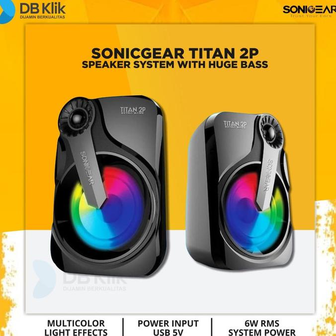TERMURAH Speaker SonicGear Titan 2P (Passive) - Sonic Gear Titan 2 Passive