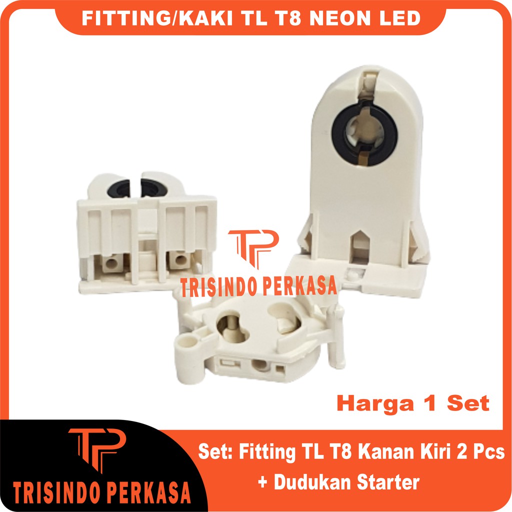 Fitting TL Kaki TL Neon LED Fiting lampu T8 + DUDUKAN STARTER