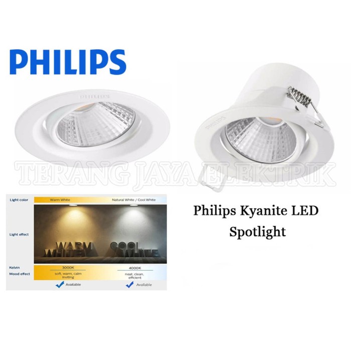 Lampu Downlight PHILIPS KYANITE Recessed LED 3W 5W