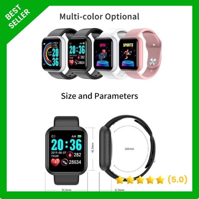 BIGTRO SMARTWATCH- SPORT FITNESS TRACKER TPB