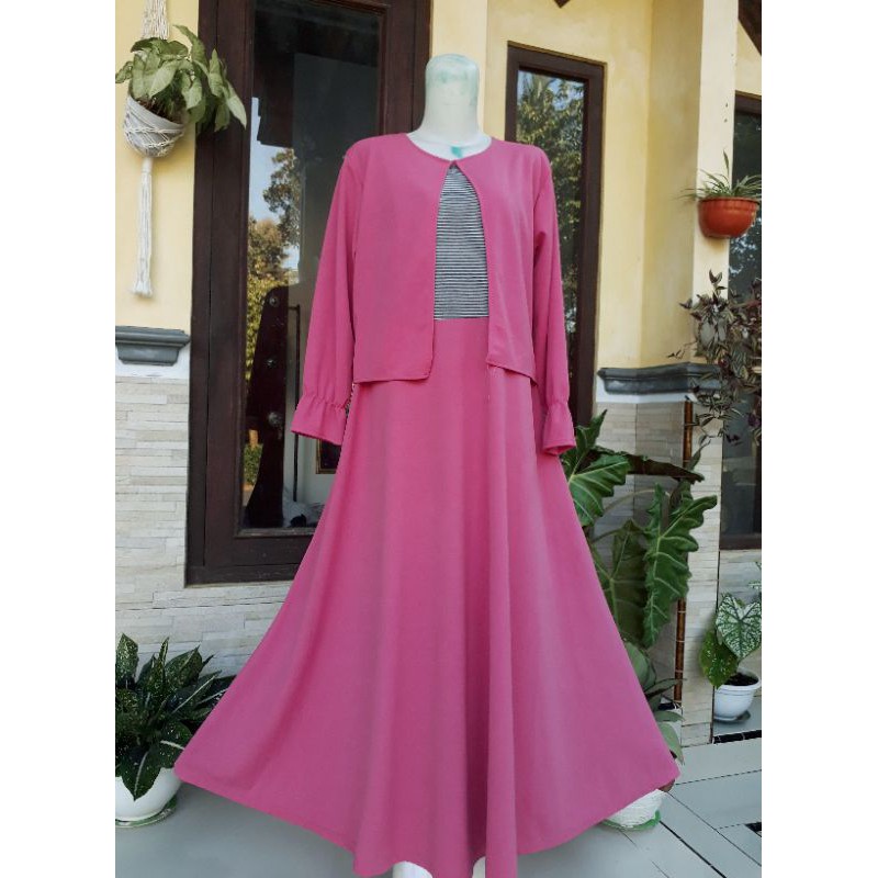 COD gamis MISBI/LEMONSKIN/HYGET/KATUN/WOLFIZ PROMO TERMURAH | oshin grosir kudus
