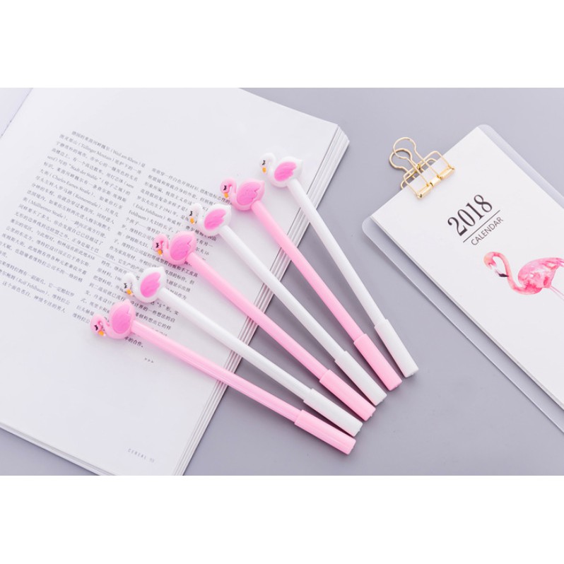 Bolpoin Karakter Burung FLAMINGO / Bolpoin Kartun FLAMINGO / Pulpen Gel 0,5 mm Motif Burung FLAMINGO