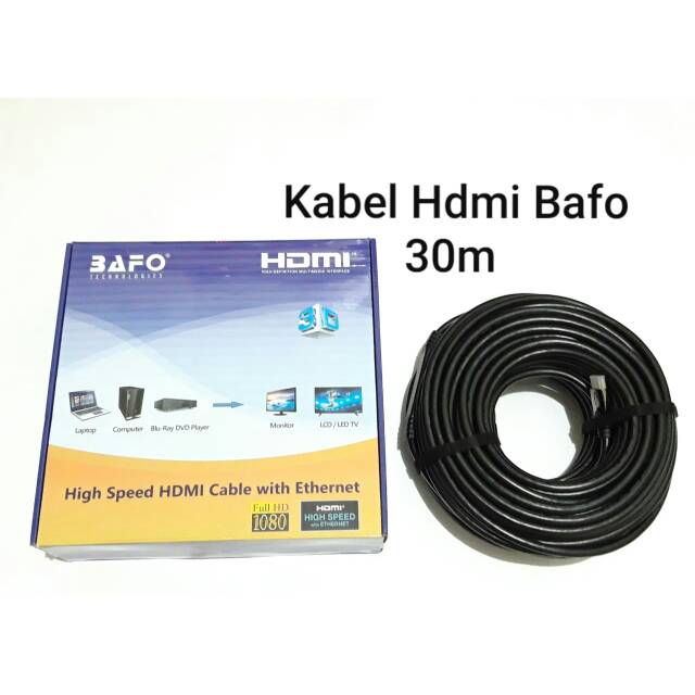 Kabel HDTV 1.4 Full HD 30m Bafo