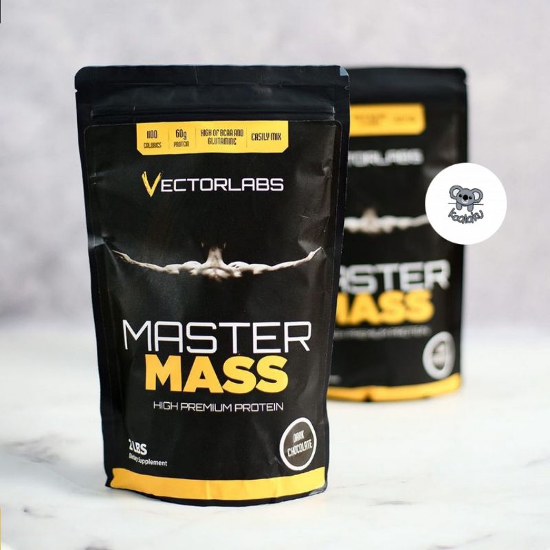 Vectorlabs Master Mass Gainer 2 lbs 900gr Susu Protein Gym Bulking Penggemuk Penambah Berat Badan Suplemen Gym Fitness