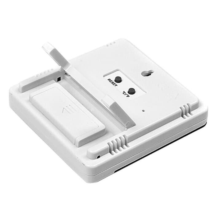 Promo Alat Ukur Suhu Thermometer & Humidity + Jam Meja/Dinding