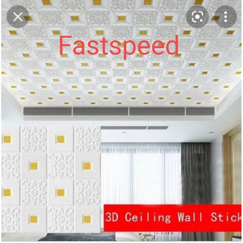 PLAFON WALLPAPER 3D Foam WALLPAPER 3D CEILING WALLPAPER LANGIT LANGIT