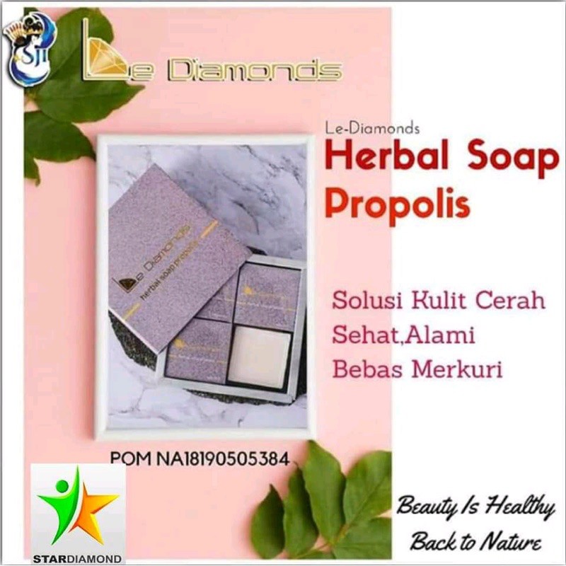 

Le Diamond Herbal Soap Propolis