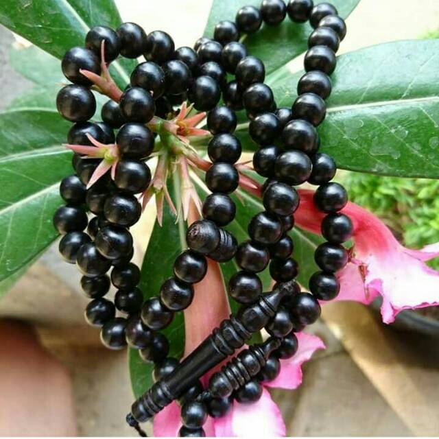 Tasbih galih kelor hitam