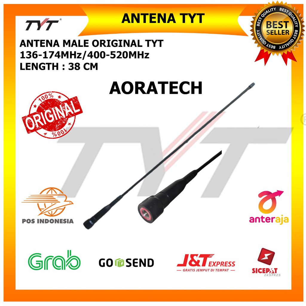 Antena MALE HT Handy Talkie ORI TYT UV8000D LONG