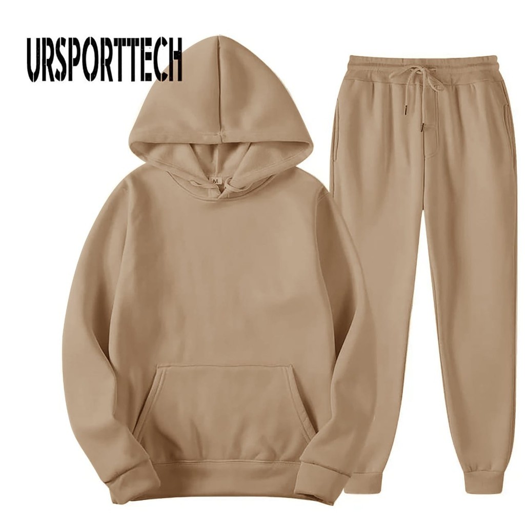 SETELAN HOODIE+JOGGER PRIA / SETELAN TRAINING PRIA BAHAN FLEECE TEBAL