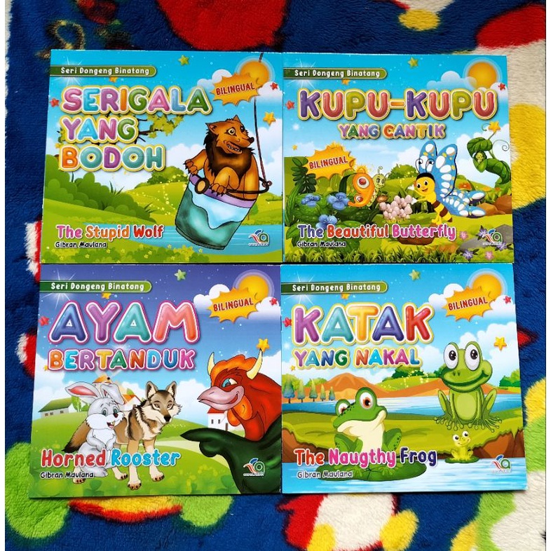 Jual ORIGINAL BUKU CERITA SERI DONGENG BINATANG SERIGALA YANG BODOH ...