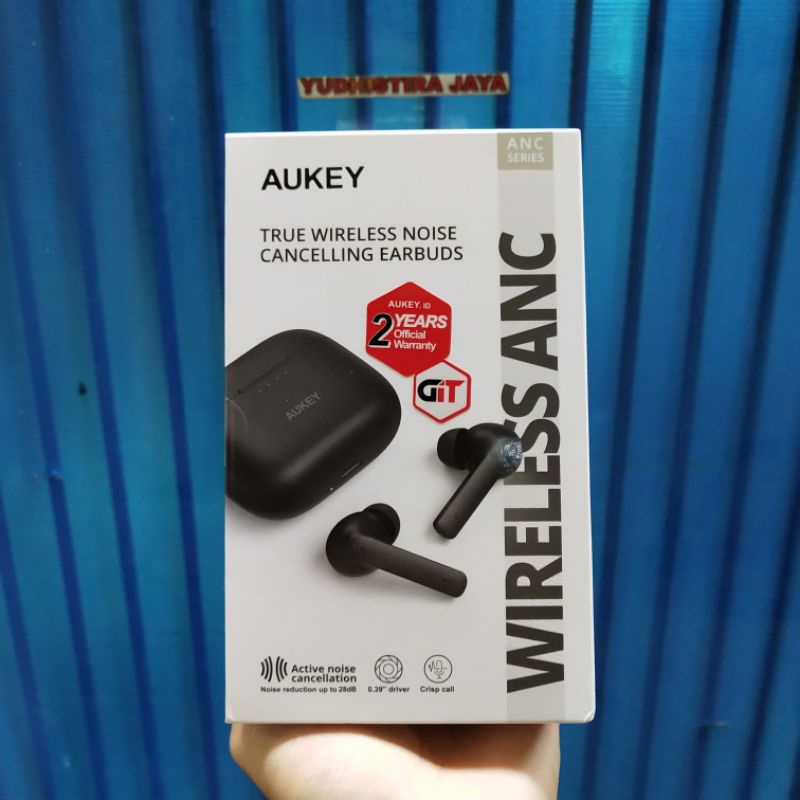 Aukey EP N5 TWS Original Earphone Bluetooth ANC Active Noise Cancelling