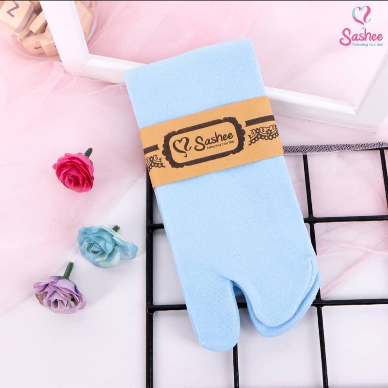 Sashee Kaos Kaki Jempol Basic-Biru