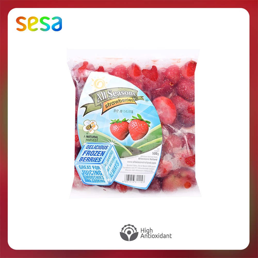 

All Seasons - Strawberry Frozen 500 g