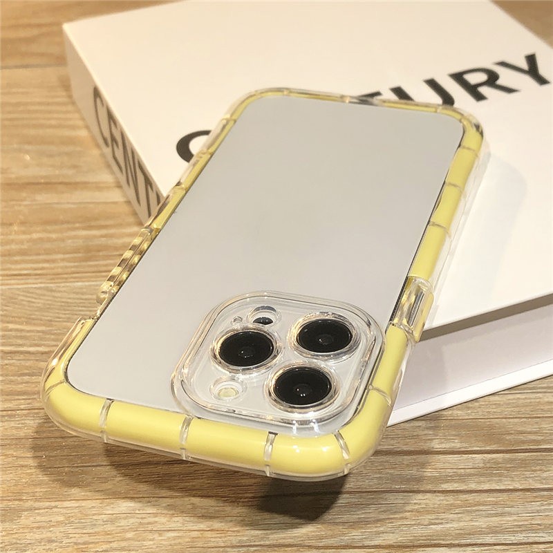 Soft Case Transparan Luminous Shockproof Cover iPhone 13 12 11 Pro X XS Max XR