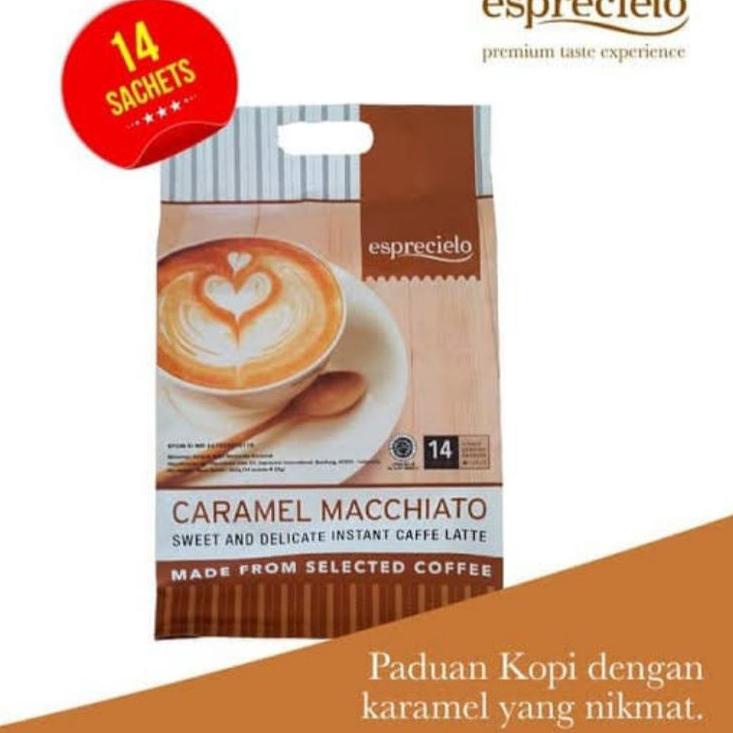 

[KODE WKDZJ] Esprecielo Caramel Macchiato Ecobag ( Isi 14 Sachet )