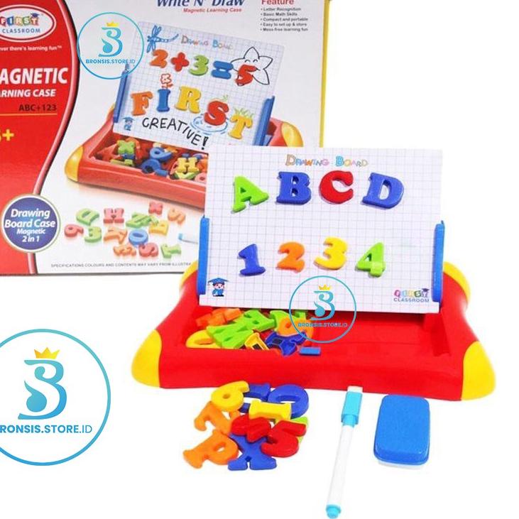 

Terbaik! BRONSIS - MAINAN EDUKASI MAGNETIC LEARNING CASE - PAPAN TULIS MAGNET 5580 시