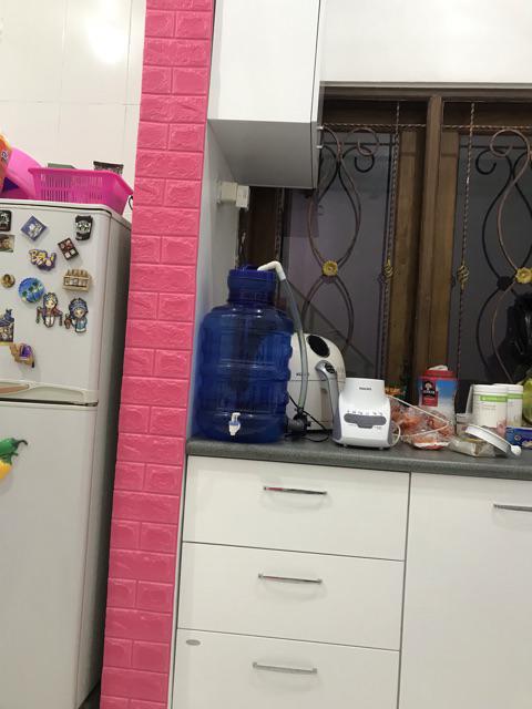 Grosir Murah Berkualitas Wallpaper Dinding Emboss Motif Batu Bata Warna Merah Putih Biru Kuning Pink