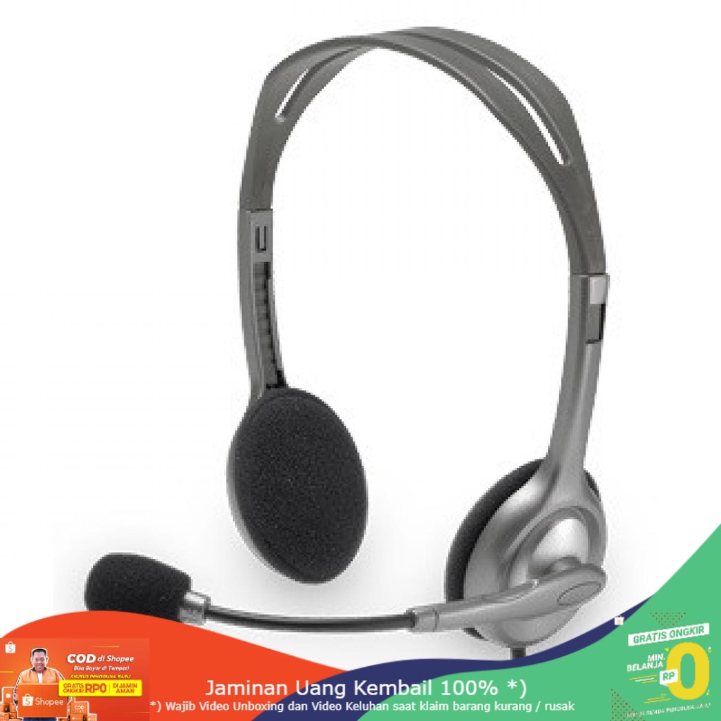 (BISA COD) RVOSTR Logitech Stereo Headset - H111