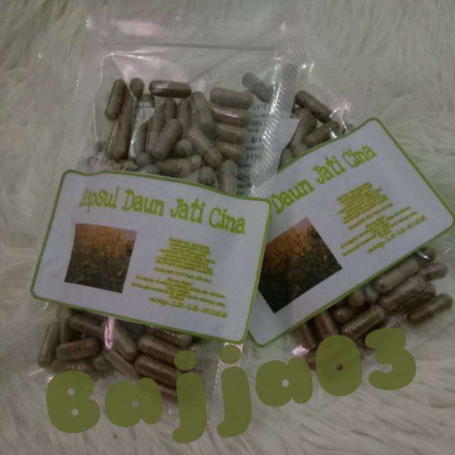 Kapsul Ekstrak Daun Jati Cina isi 100 kapsul