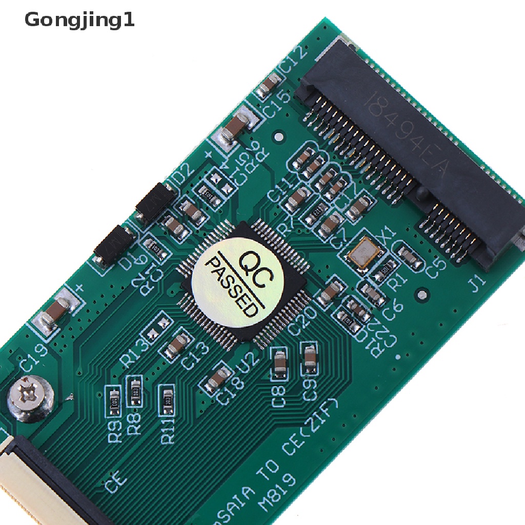 Gongjing1 Kabel Adapter Converter Mini mSATA PCI-E SSD to 40Pin ZIF Card CE Panjang 1.8 &quot;