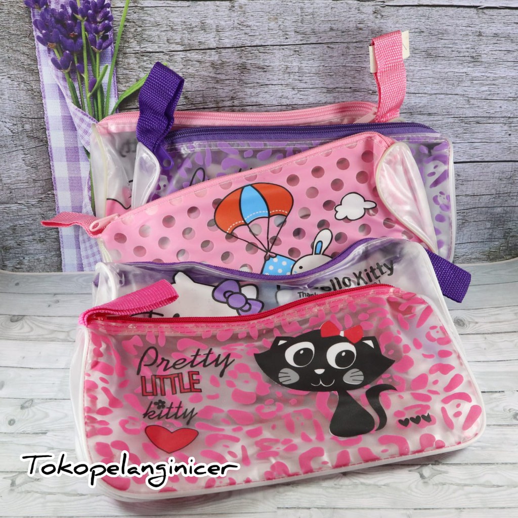 Pouch/ Dompet Kosmetik Pretty random unik tokopelanginicer