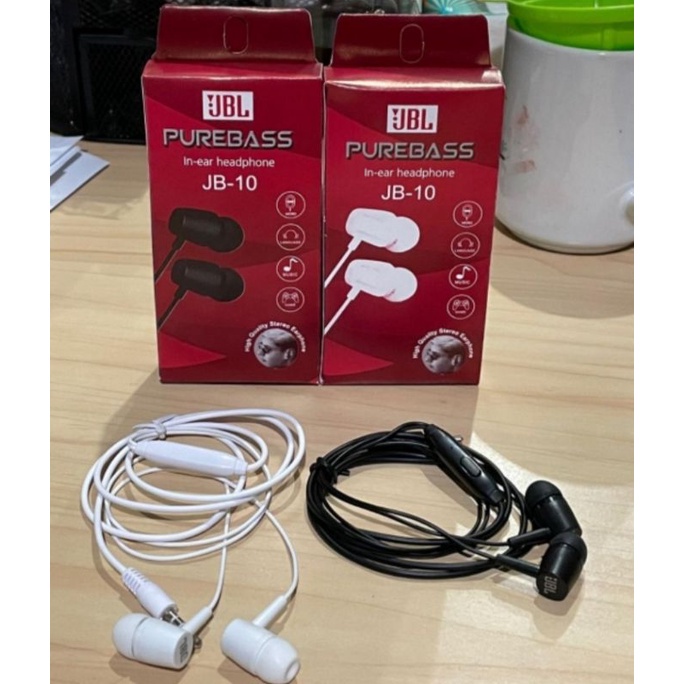 HEADSET PHILLIPS JB 08 / JB 10 EXTRA BASS HANDSFREE EARPHONE