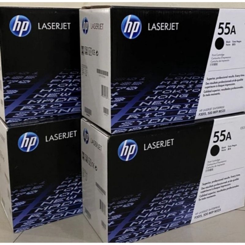 TONER HP LASERJET 55A CE255A BLACK ORIGINAL