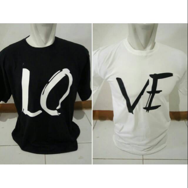 kaos/t shirt/baju keren COUPLE LOVE/CINTA