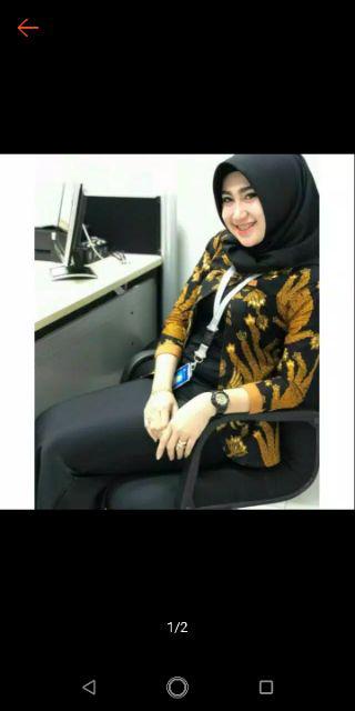 Atasan Batik Dolby Dolbi Dobby Doby Tenun Sutra Tulis Halus Katun Atbm Baron ,sarombit Atasan