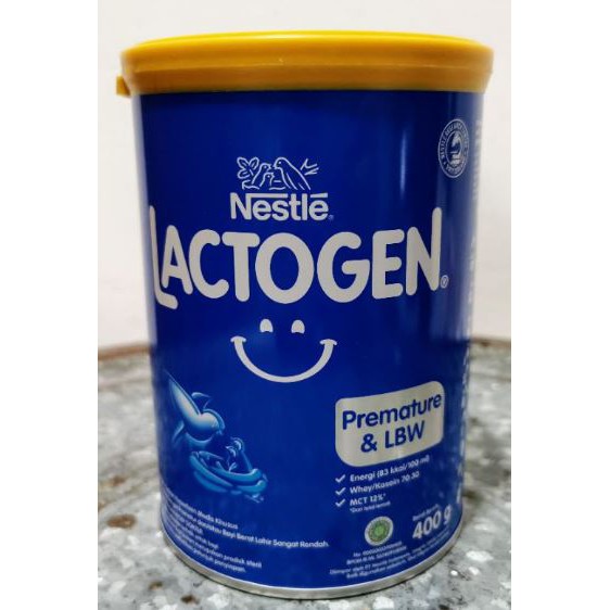 NESTLE Lactogen Premature LBW 400gr | Lactogen Laktogen Premature BBLR Prematur LBW Low Birth Weight