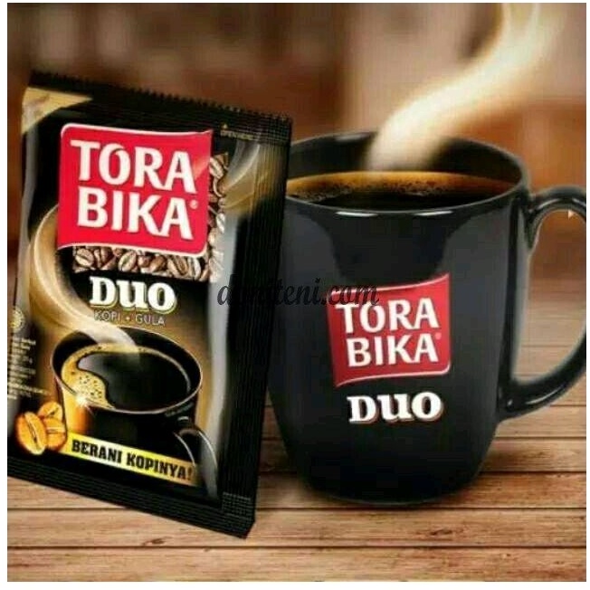 

TORA BIKA duo 1 renteng 10 sachet kopi+gula