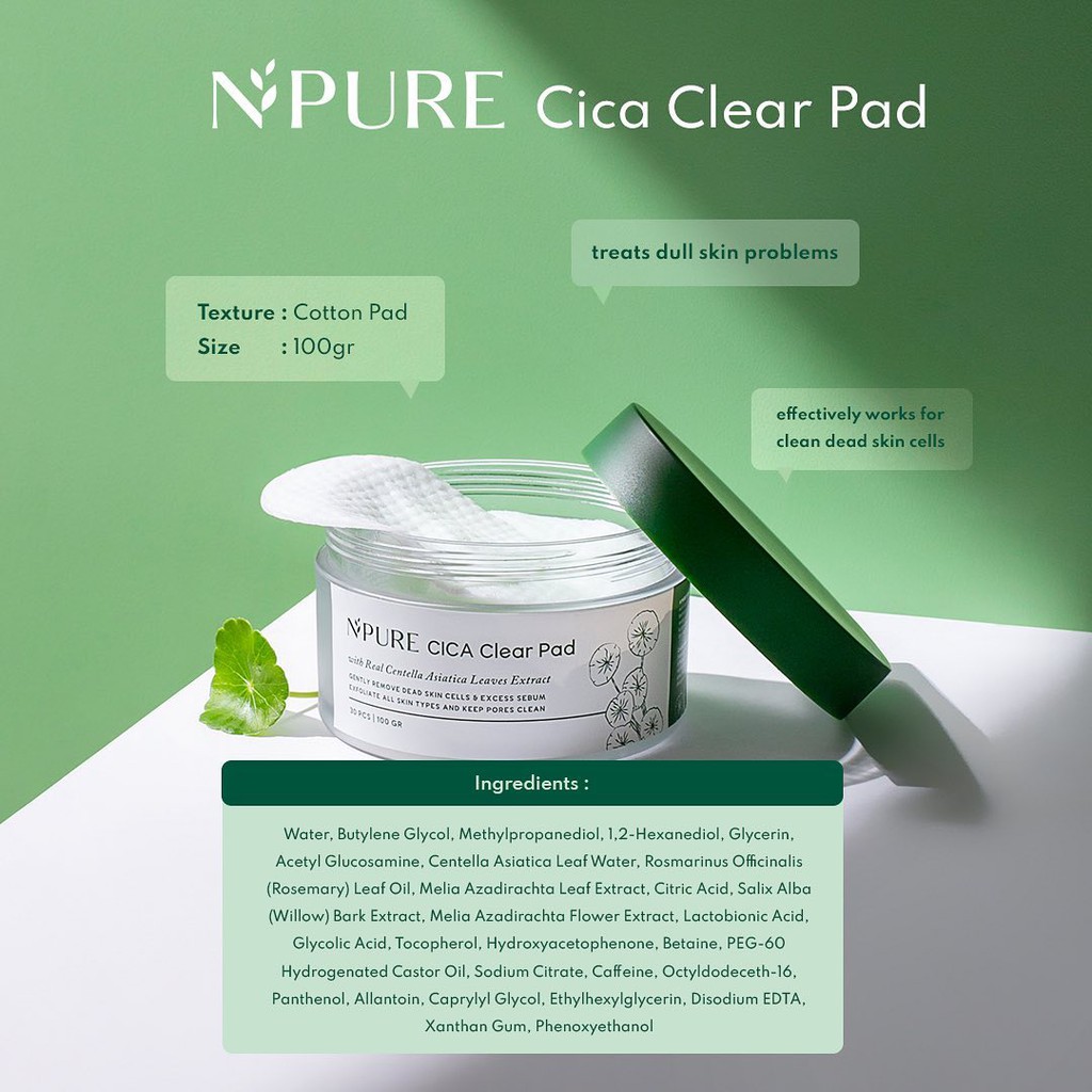 NPURE Cica Clear Pad 100gr