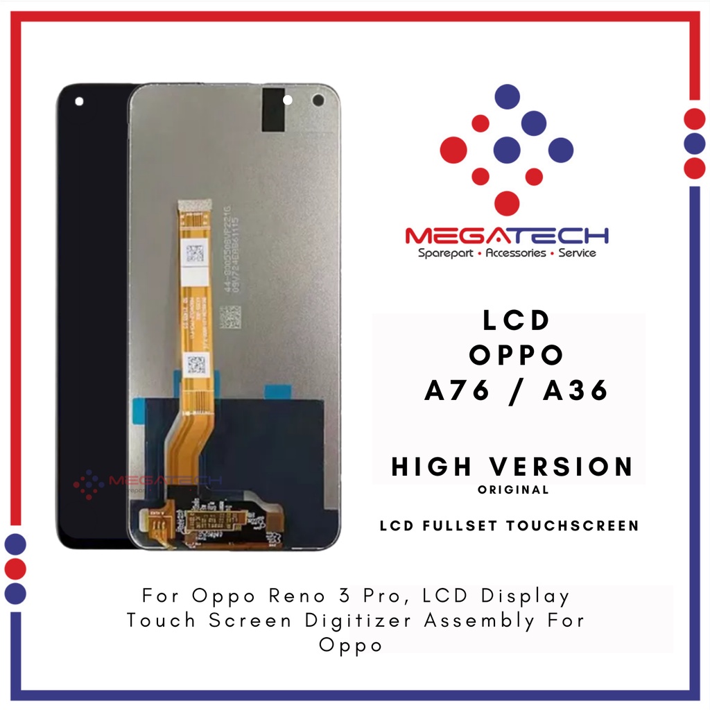 LCD Oppo A76 / Oppo A36 Fullset Touchscreen