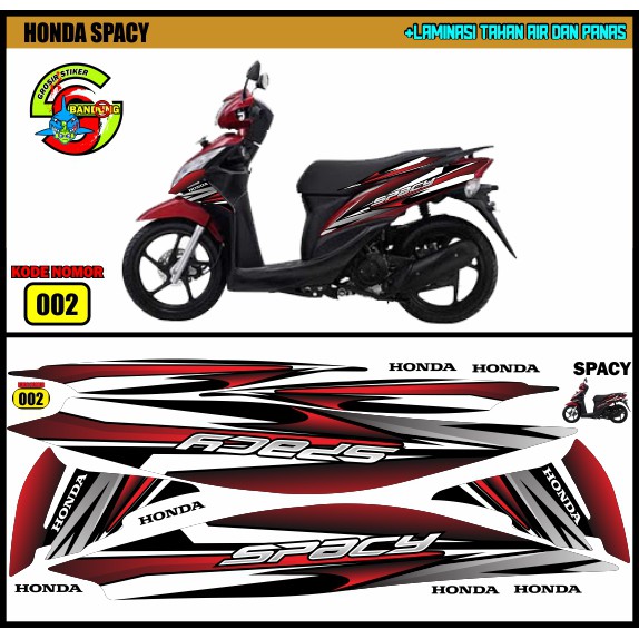 STRIPING VARIASI HONDA SPACY