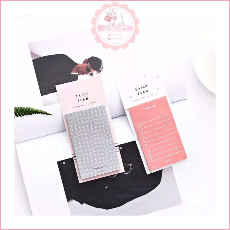 

STICKY NOTES DAILY PLAN