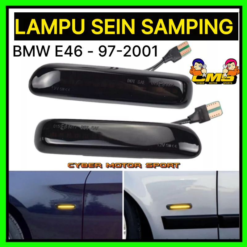 Sein Side maker BMW E46 1997 sd 2001. Lampu sein samping mobil BMW E46 . Lampu sein fender mobil BMW