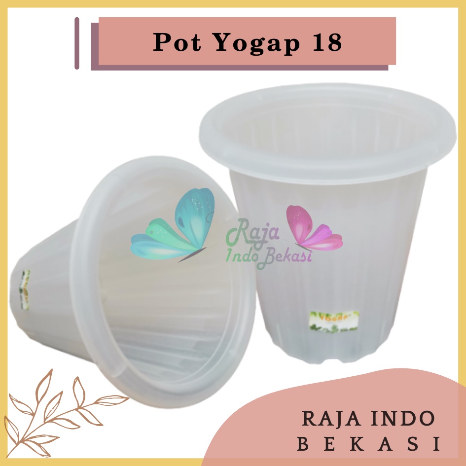 Pot Yogap 18 Transparan Bening Clear Pot Yogap 17 20 Yoga 18 19 25 BENING PUTIH Tinggi Tebal Murah